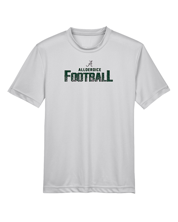 Allderdice HS Football Splatter - Youth Performance Shirt