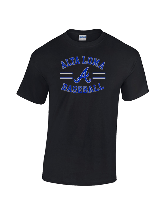Alta Loma HS Baseball Curve - Cotton T-Shirt