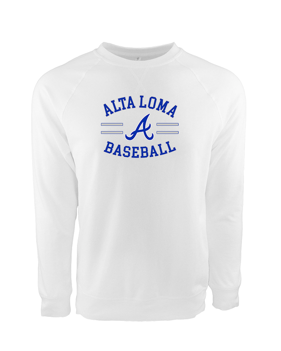 Alta Loma HS Baseball Curve - Crewneck Sweatshirt