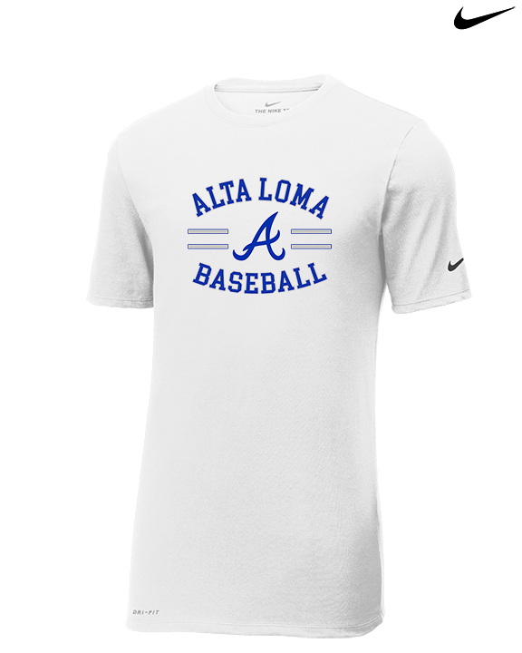 Alta Loma HS Baseball Curve - Mens Nike Cotton Poly Tee