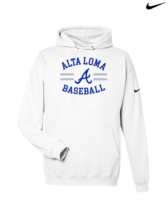 Alta Loma HS Baseball Curve - Nike Club Fleece Hoodie