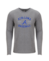 Alta Loma HS Baseball Curve - Tri-Blend Long Sleeve