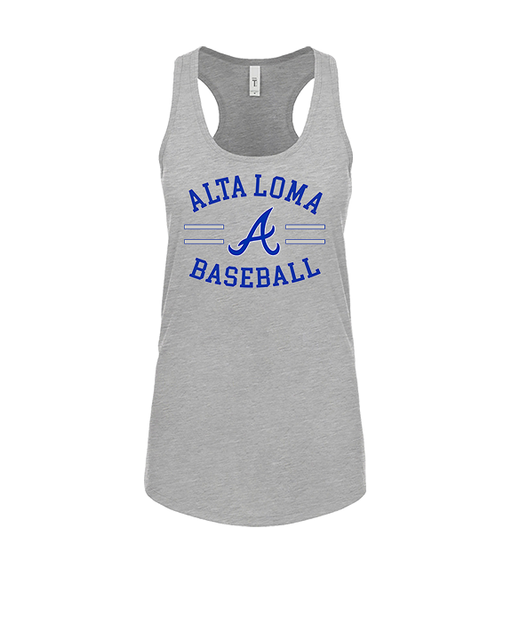 Alta Loma HS Baseball Curve - Womens Tank Top