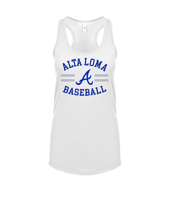 Alta Loma HS Baseball Curve - Womens Tank Top