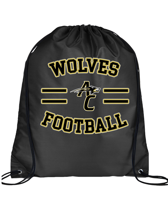 American Canyon HS Football Curve - Drawstring Bag