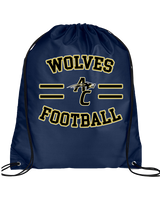 American Canyon HS Football Curve - Drawstring Bag