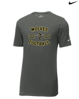 American Canyon HS Football Curve - Mens Nike Cotton Poly Tee