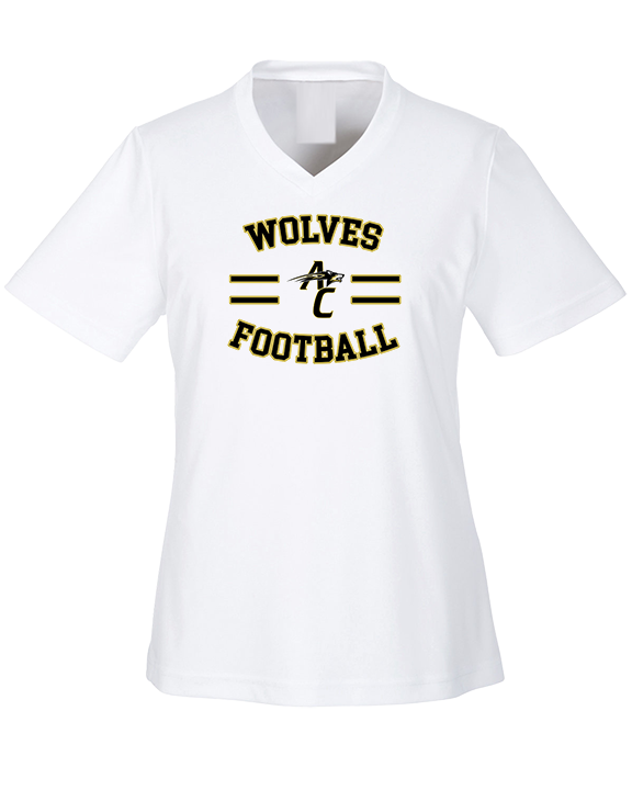 American Canyon HS Football Curve - Womens Performance Shirt