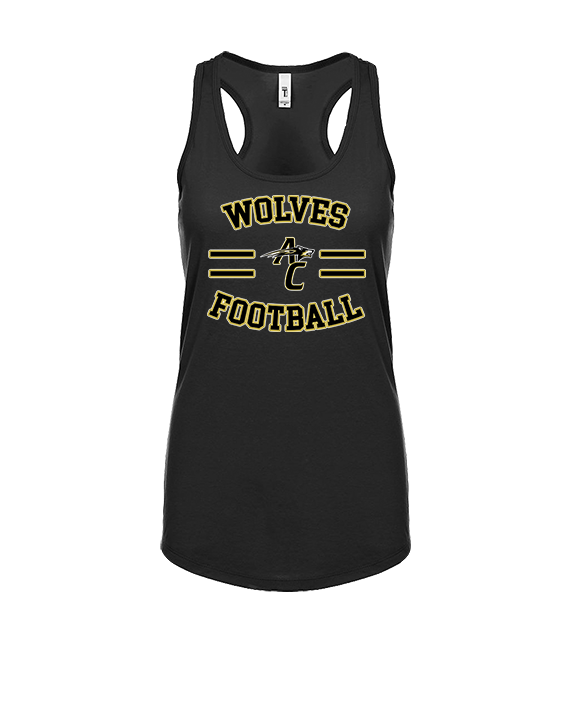 American Canyon HS Football Curve - Womens Tank Top