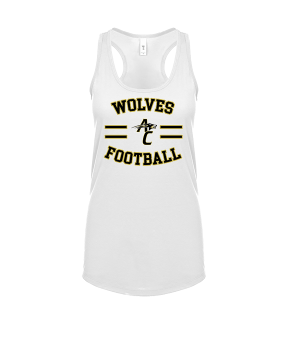 American Canyon HS Football Curve - Womens Tank Top