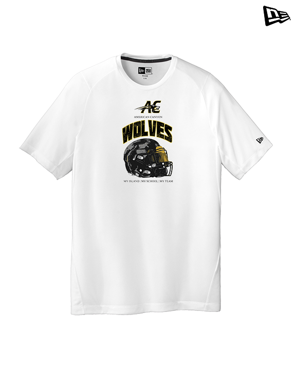 American Canyon HS Football Helmet - New Era Performance Shirt