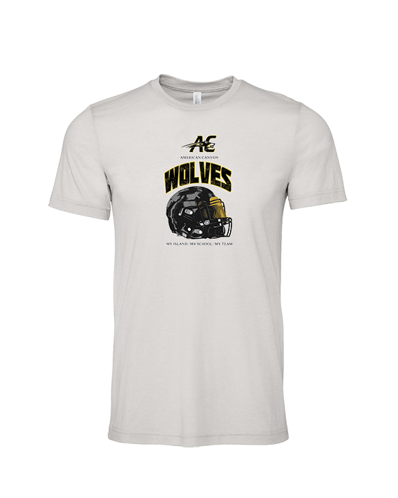 American Canyon HS Football Helmet - Tri-Blend Shirt