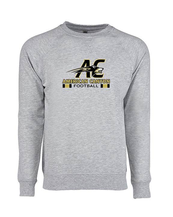 American Canyon HS Football Stacked - Crewneck Sweatshirt