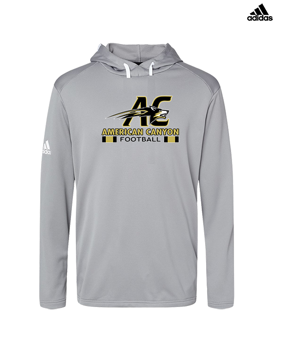 American Canyon HS Football Stacked - Mens Adidas Hoodie