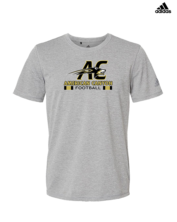American Canyon HS Football Stacked - Mens Adidas Performance Shirt