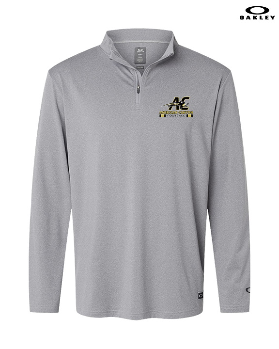 American Canyon HS Football Stacked - Mens Oakley Quarter Zip