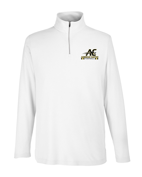 American Canyon HS Football Stacked - Mens Quarter Zip