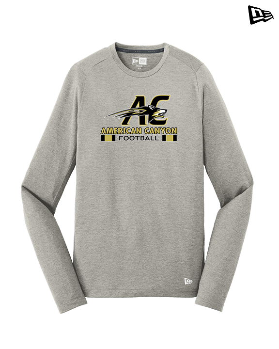 American Canyon HS Football Stacked - New Era Performance Long Sleeve