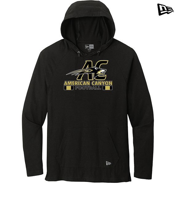 American Canyon HS Football Stacked - New Era Tri-Blend Hoodie