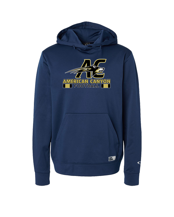 American Canyon HS Football Stacked - Oakley Performance Hoodie
