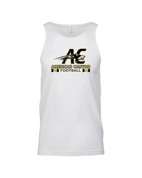 American Canyon HS Football Stacked - Tank Top