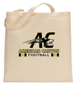 American Canyon HS Football Stacked - Tote