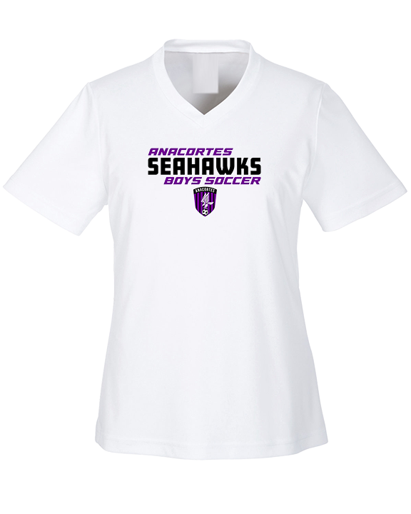 Anacortes HS Boys Soccer Bold - Womens Performance Shirt