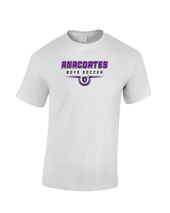 Anacortes HS Boys Soccer Design - Cotton T-Shirt