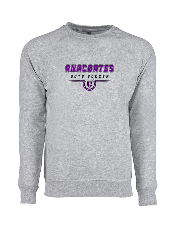 Anacortes HS Boys Soccer Design - Crewneck Sweatshirt