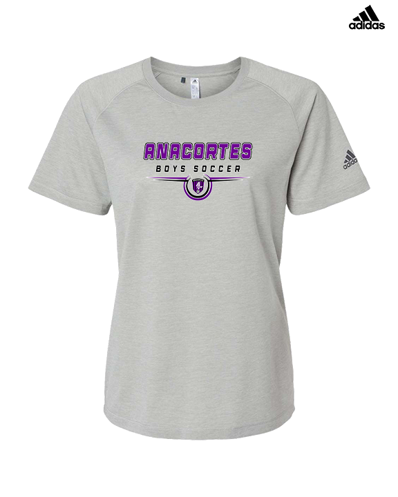 Anacortes HS Boys Soccer Design - Womens Adidas Performance Shirt