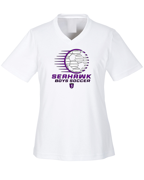 Anacortes HS Boys Soccer Soccer Ball - Womens Performance Shirt