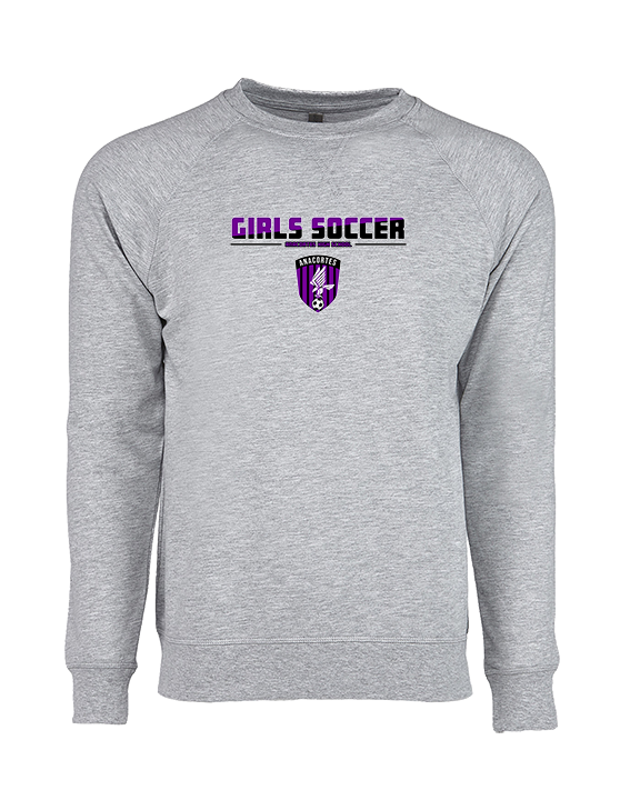 Anacortes HS Girls Soccer Cut - Crewneck Sweatshirt
