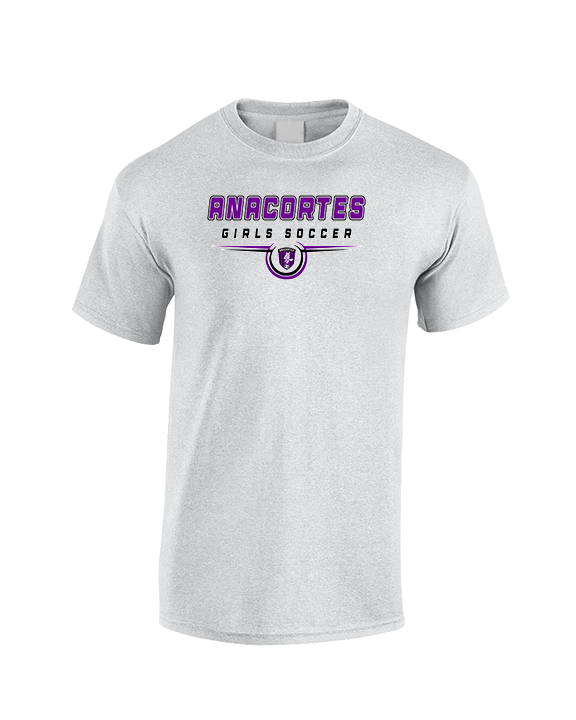 Anacortes HS Girls Soccer Design 2 - Cotton T-Shirt