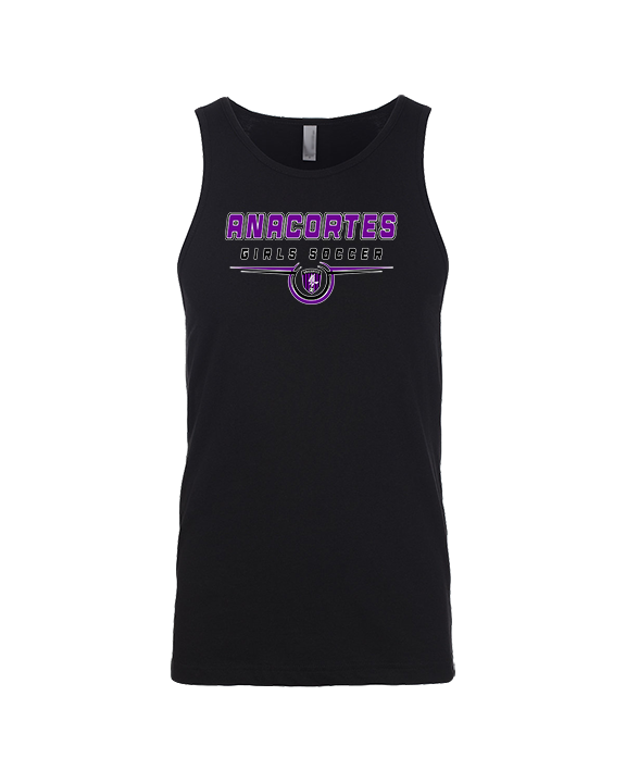 Anacortes HS Girls Soccer Design 2 - Tank Top