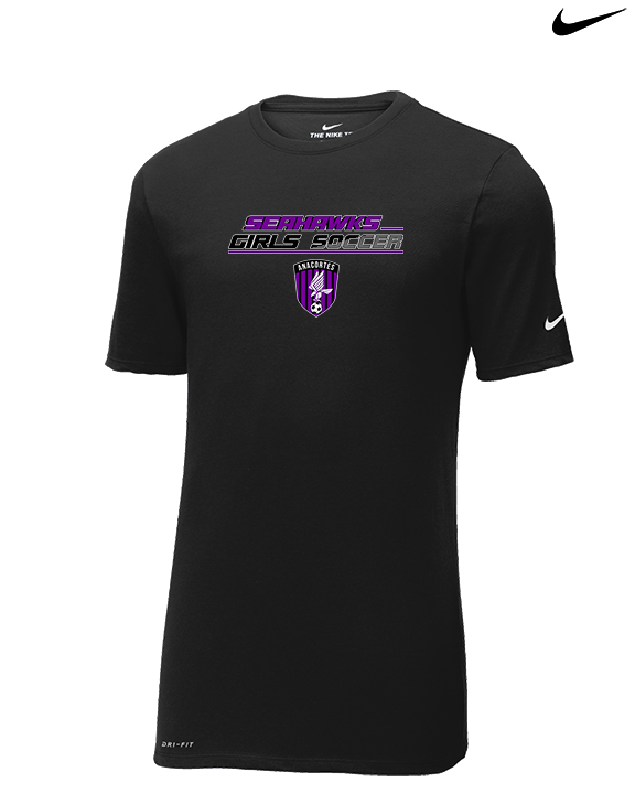 Anacortes HS Girls Soccer Soccer - Mens Nike Cotton Poly Tee