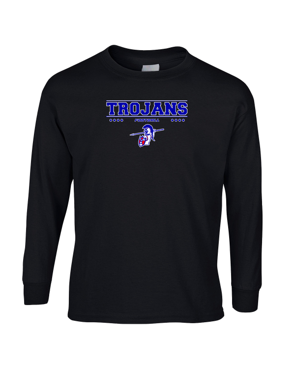 Andover HS  Football Border - Mens Basic Cotton Long Sleeve