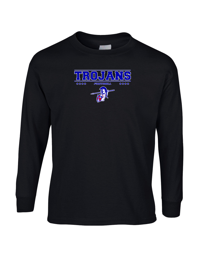 Andover HS  Football Border - Mens Basic Cotton Long Sleeve