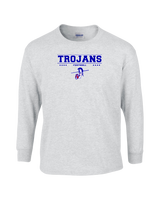 Andover HS  Football Border - Mens Basic Cotton Long Sleeve