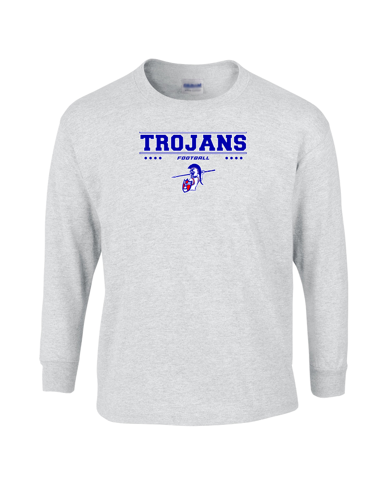 Andover HS  Football Border - Mens Basic Cotton Long Sleeve