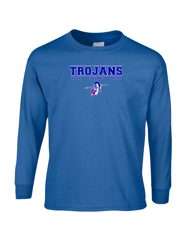 Andover HS  Football Border - Mens Basic Cotton Long Sleeve