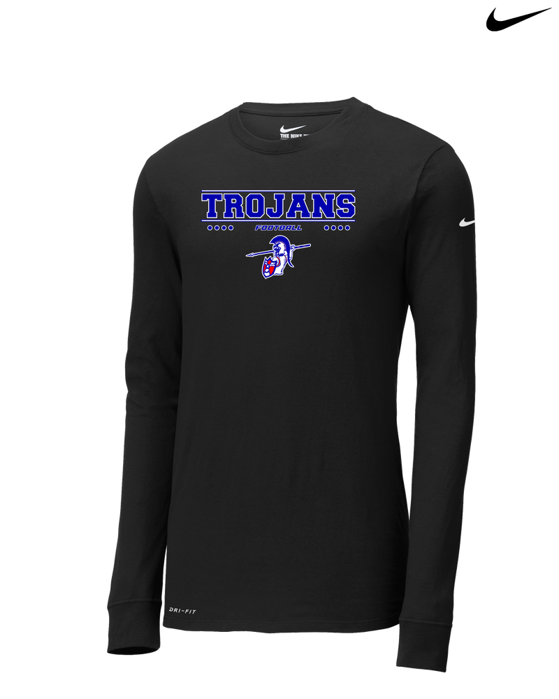 Andover HS  Football Border - Nike Dri-Fit Poly Long Sleeve