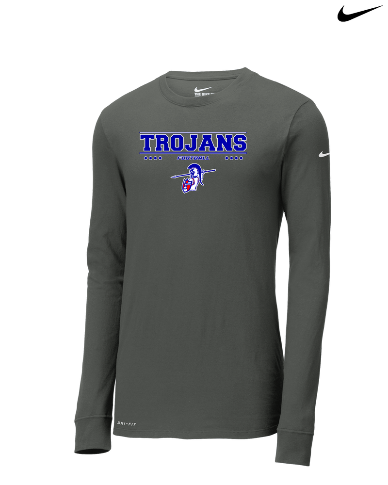 Andover HS  Football Border - Nike Dri-Fit Poly Long Sleeve