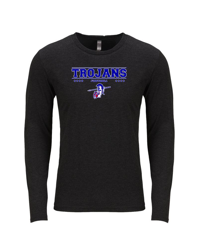 Andover HS  Football Border - Tri Blend Long Sleeve
