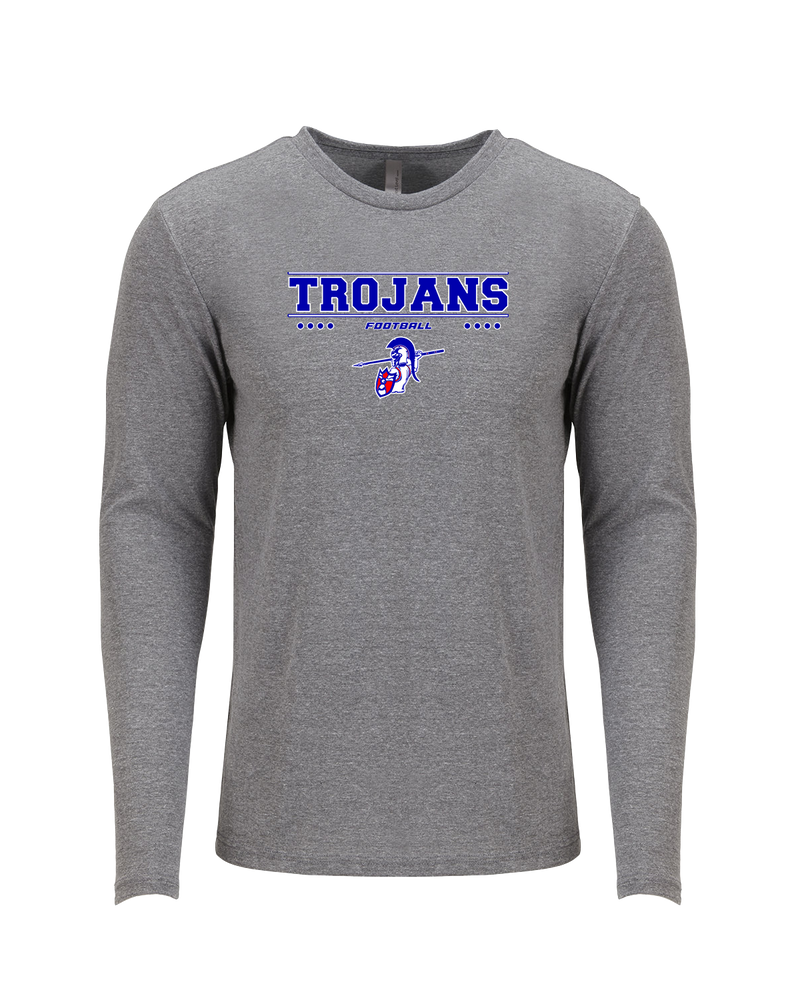 Andover HS  Football Border - Tri Blend Long Sleeve