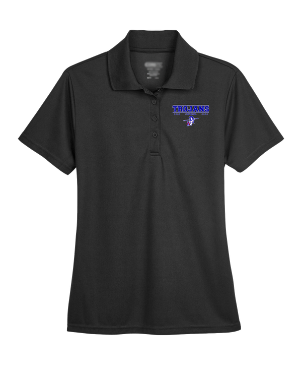 Andover HS  Football Border - Womens Polo