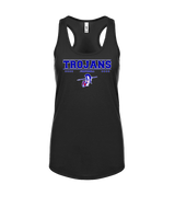 Andover HS  Football Border - Womens Tank Top