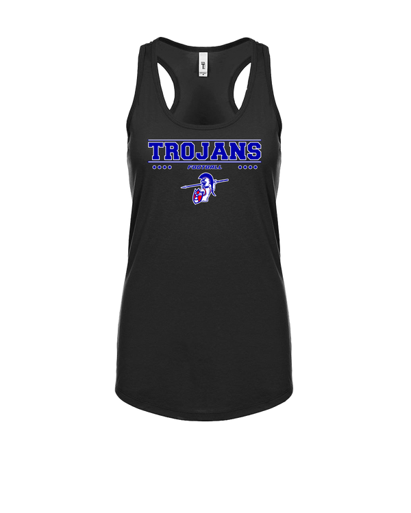 Andover HS  Football Border - Womens Tank Top
