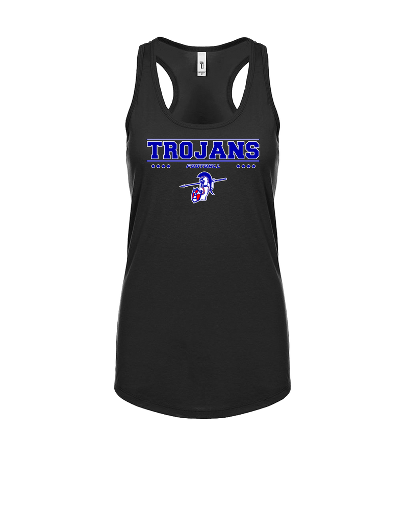 Andover HS  Football Border - Womens Tank Top