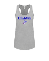 Andover HS  Football Border - Womens Tank Top