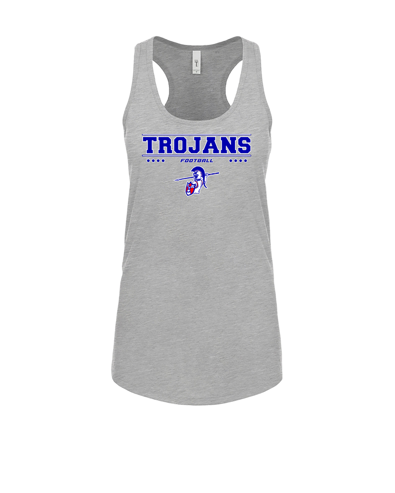 Andover HS  Football Border - Womens Tank Top